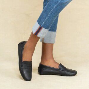 M. GEMI THE PASTOSO ITALIAN LEATHER LOAFERS Black